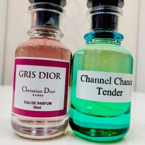 GRIS DIOR EDP UNISEX & CHANNEL CHANCE TENDER FOR LADIES 50ML
