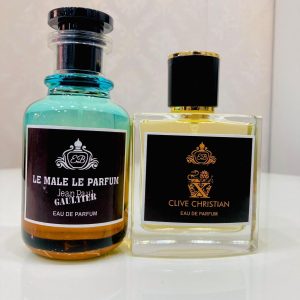 JPG LE MALE ELIXIR EDP & CLIVE CHRISTIAN X EDP 50ML FOR MEN