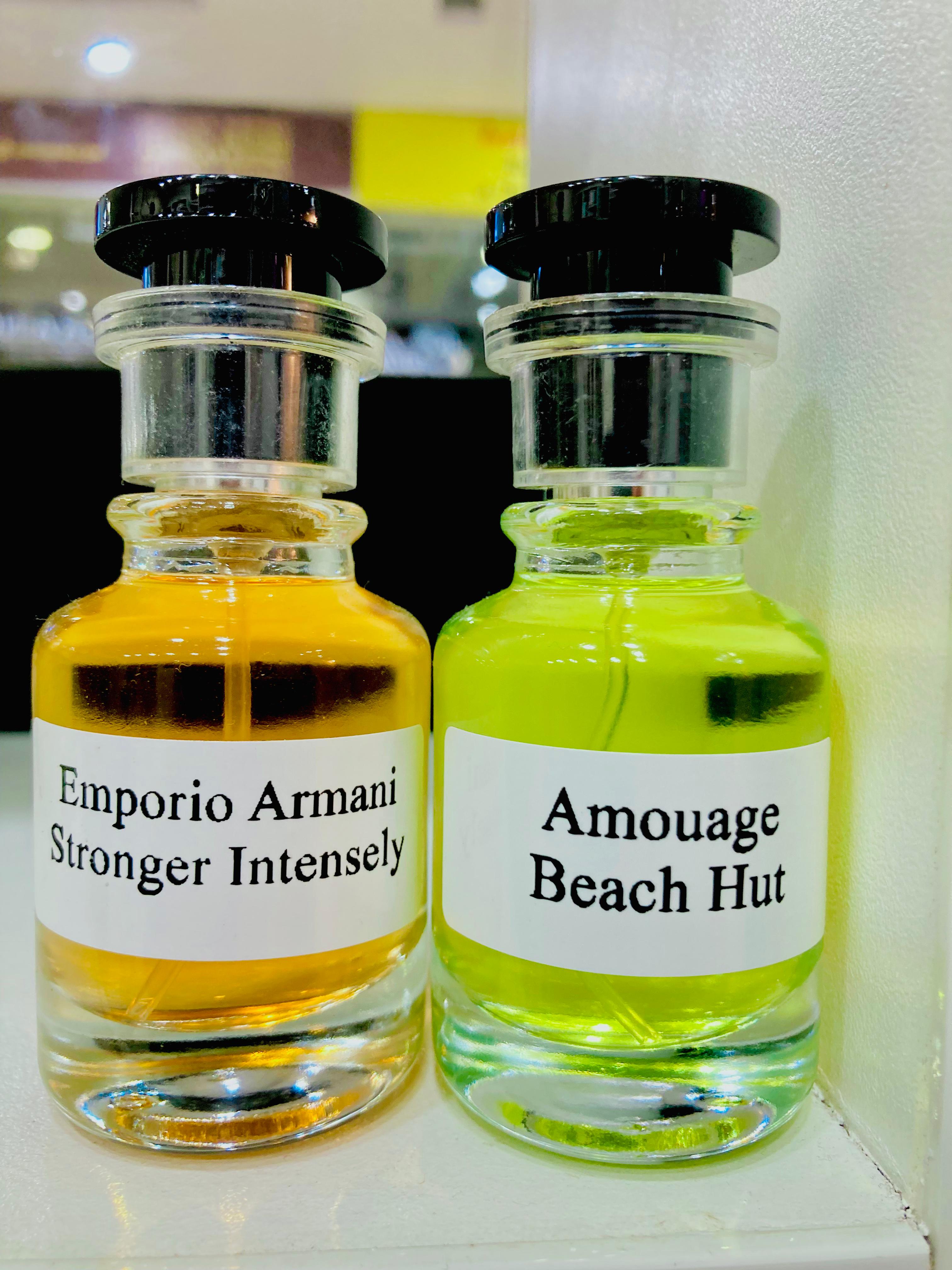 EMPORIO ARMANI STRONGER INTENSELY & AMOUAGE BEACH HUT 30ML FOR MEN
